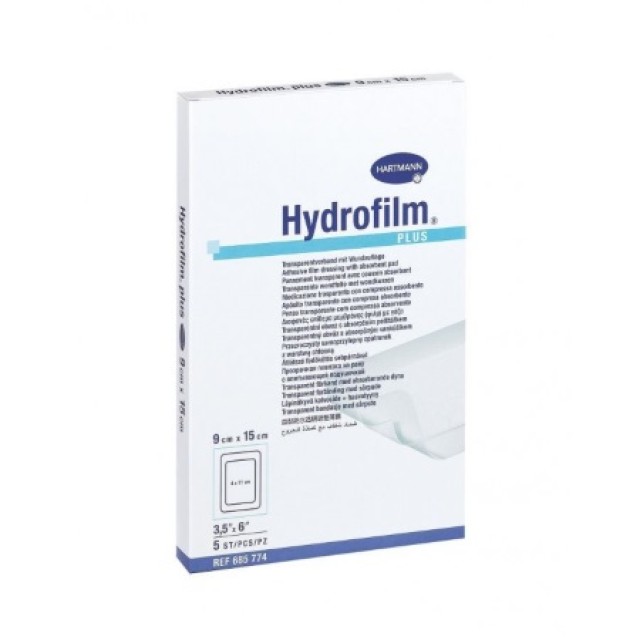 HARTMANN HYDROFILM PLUS ΑΥΤΟΚΟΛΛΗΤΟ ΕΠΙΘΕΜΑ 9X15CM 5ΤΕΜ