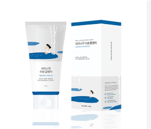 ROUND LAB BIRCH MOISTURIZING CLEANSER- ΤΖΕΛ ΚΑΘΑΡΙΣΜΟΥΓΙΑ ΕΝΥΔΑΤΩΜΕΝΗ ΕΠΙΔΕΡΜΙΔΑ 150MLML