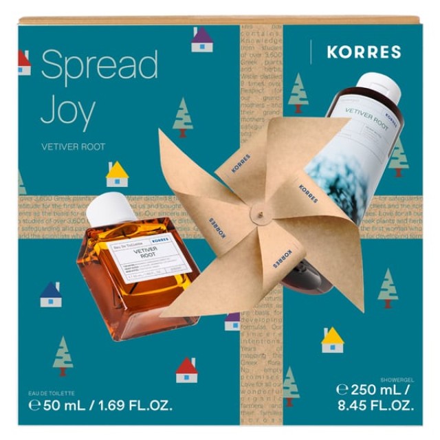 KORRES PROMO VETIVER ROOT EAU DE TOILETTE 50ML & SHOWER GEL 250ML