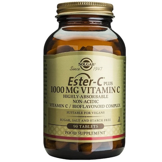 SOLGAR ESTER-C 1000MG TABS 90S