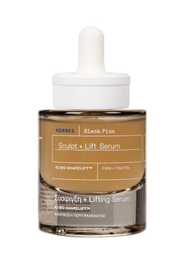 KORRES ΜΑΥΡΗ ΠΕΥΚΗ SERUM 4D BIO-SHAPELIFT 30ML    
