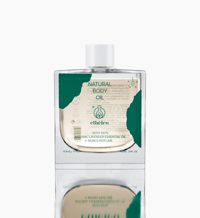 ETHELEO NATURAL BODY OIL MONOI 100ml