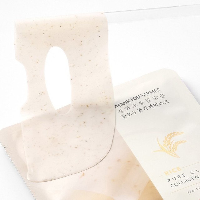 THANK YOU FARMER RICE PURE GLOW COLLAGEN MASK