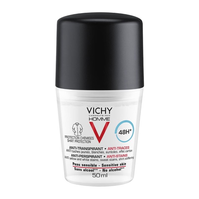 VICHY HOMME ANTI- STAINS 48H