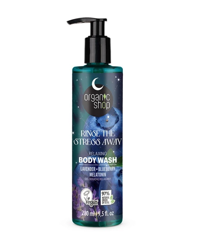 ORGANIC SHOP SLEEPING RELAXING BODY WASH RINSE THE STRESS AWAY, 280ML