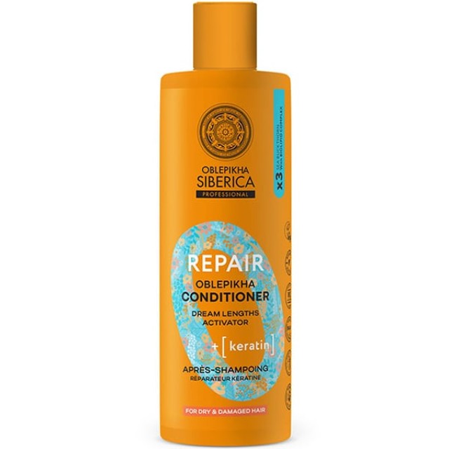 NATURA SIBERICA REPAIR OBLEPIKHA CONDITIONER FOR DRY & DAMAGED HAIR 400ML