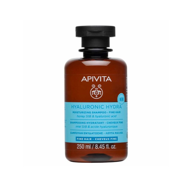 APIVITA ΣΑΜΠΟΥ ΕΝΥΔΑΤ ΛΕΠΤΑ ΜΑΛΛ HONEY STB & ΥΑΛΟΥΡ ΟΞΥ 250M