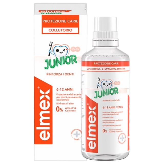 COLGATE ELMEX JUNIOR 6-12 CARIES PROTECT ΣΤΟΜΑΤΙΚΟ ΔΙΑΛΥΜΑ 400ML