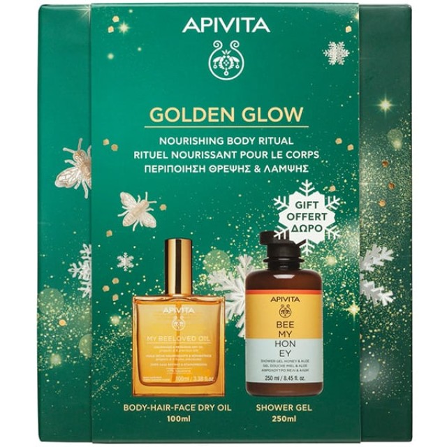 APIVITA PROMO MY BEELOVED OIL ΞΗΡΟ ΛΑΔΙ 100ML & ΔΩΡΟ BEE MY HONEY SHOWERGEL 250ML