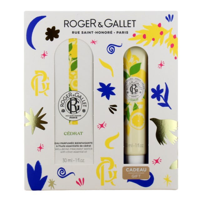 ROGER & GALLET PROMO XMAS CEDRAT EAU PARFUMEE 30ML & CEDRAT HAND CREAM 30ML