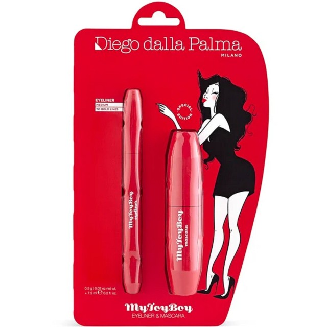 DIEGO DALLA PALMA MY TOY BOY KIT EYELINER + MASCARA MINI SIZE 7.5mL