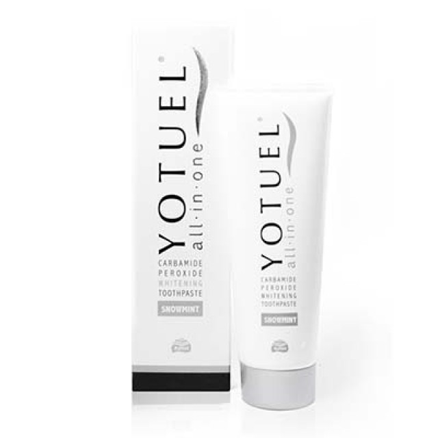 YOTUEL ALL IN ONE SNOWMINT ΛΕΥΚΑΝΤ ΟΔΟΝΤΟΚΡEMA BTX1TUBEX75ML