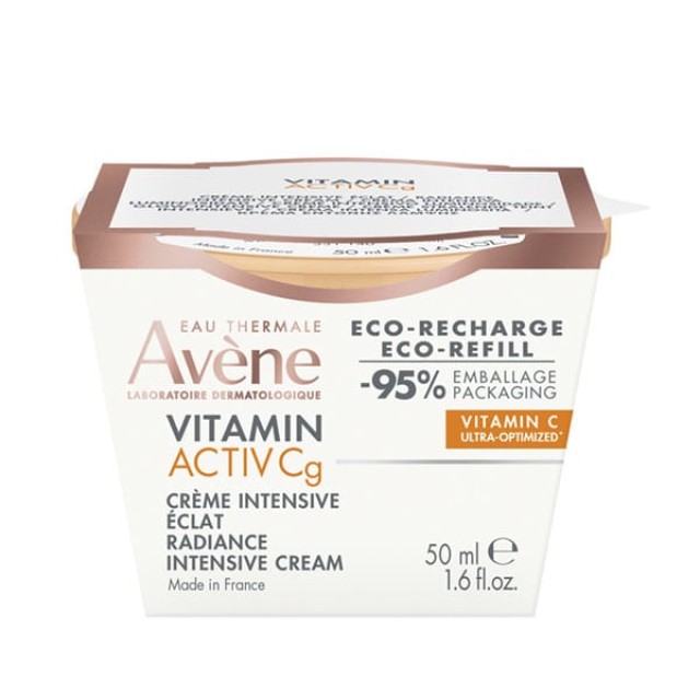 AVENE VITAMIN ACTIV Cg ΚΡΕΜΑ ΕΝΤΟΝΗΣ ΛΑΜΨΗΣ REFILL 50ML