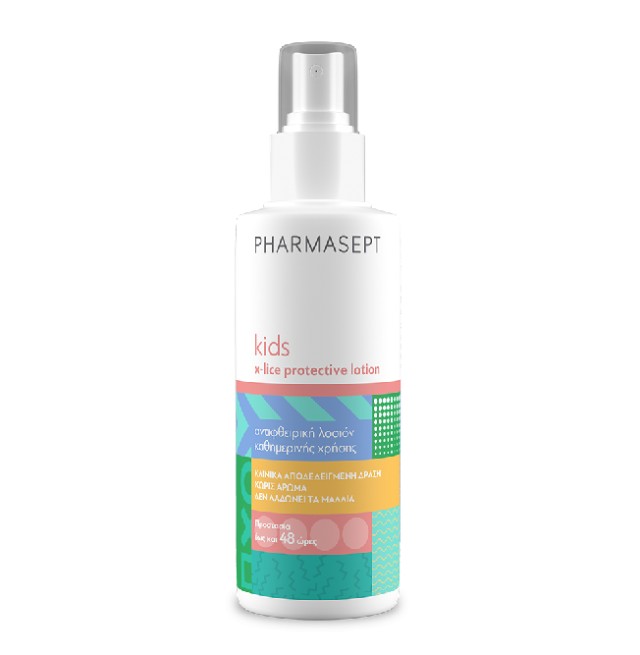 PHARMASEPT KIDS X-LICE PROTECTIVE LOTION ΑΝΤΙΦΘΕΙΡΙΚΗ ΛΟΣΙΟΝ ΚΑΘΗΜΕΡΙΝΗΣ ΧΡΗΣΗΣ 100ML