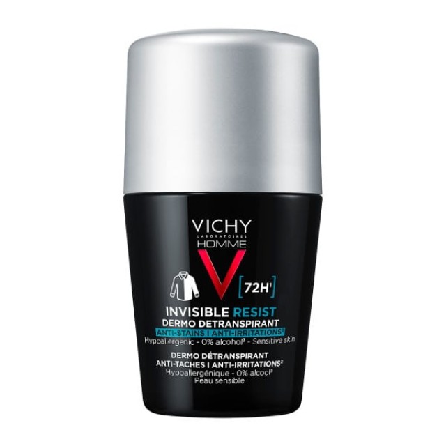 VICHY DEODORANT HOMME INVISIBLE RESIST 72h 50mL