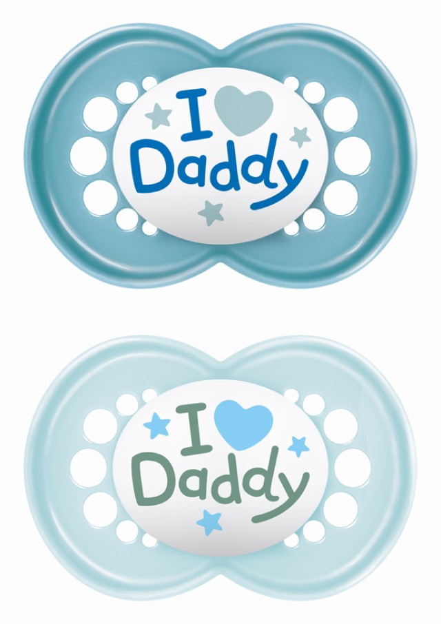 MAM ΠΙΠΙΛΑ Ι LOVE DADDY BOY 1 16+ ΜΗΝΩΝ ΘΗΛΗ SKINSOFT ΣΙΛ