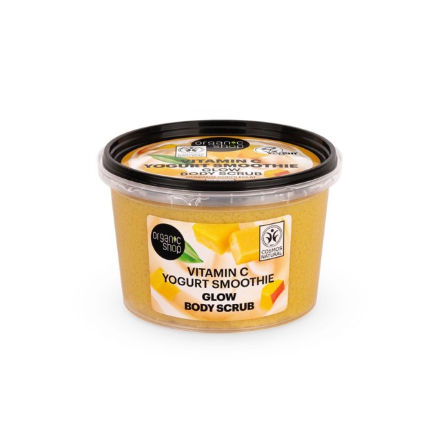 ORGANIC SHOP VITAMIN C YOGURT SMOOTHIE GLOW BODY SCRUB 250ML