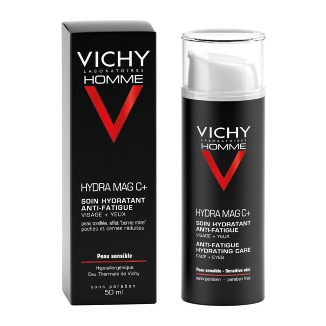 VICHY HOMME HYDRA MAG C+ ΚΡΕΜΑ ΠΡΟΣΩΠΟ+ΜΑΤΙΑ 50ML