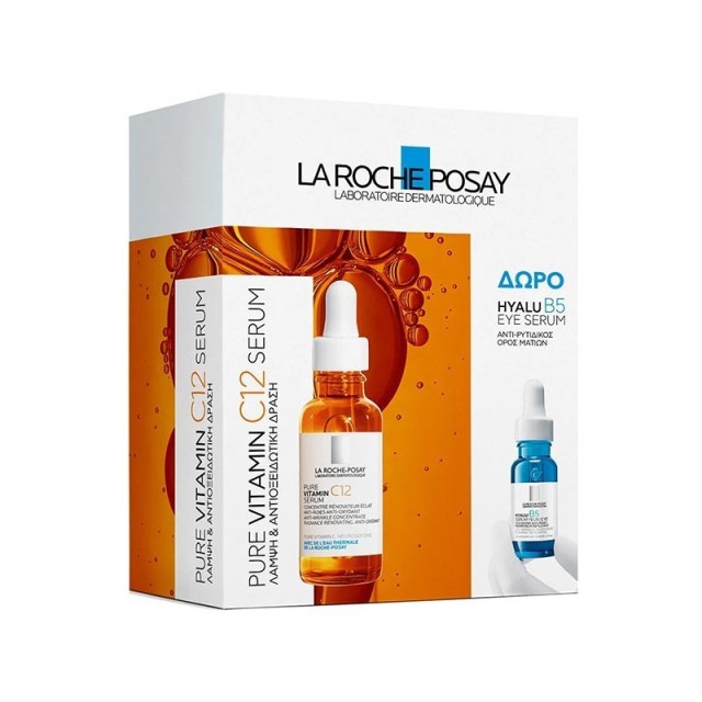 LA ROCHE POSAY VIT C12 SERUM PROMO & ΔΩΡΟ HYALUB5 EYE SERUM 5ML