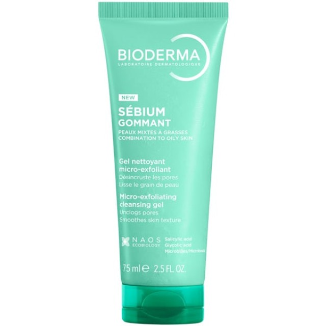 BIODERMA SEBIUM GEL GOMMANT 75ML
