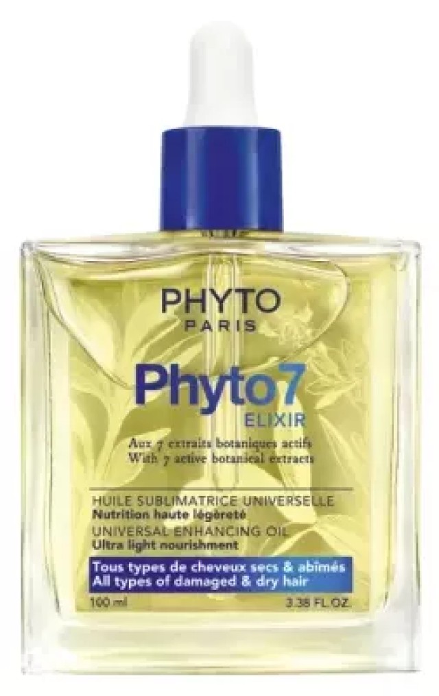 PHYTO 7 ELIXIR ULTRA LIGHT NOURISHMENT FOR ALL TYPES OF DAMAGED & DRY HAIR 100ML