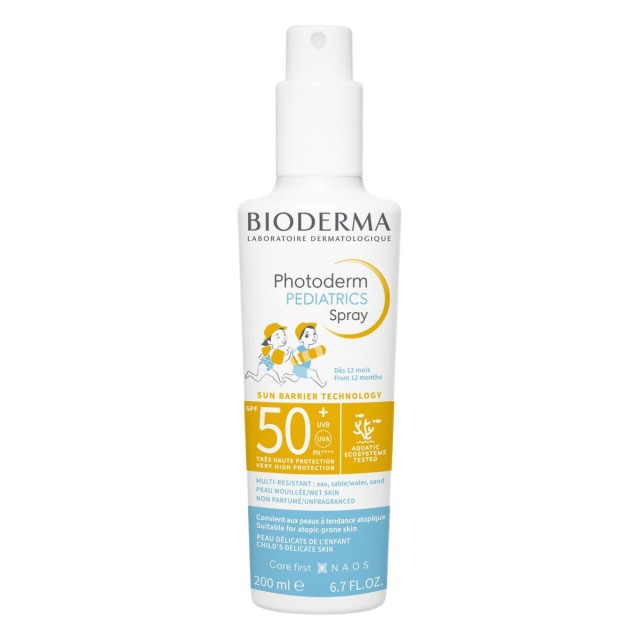 BIODERMA ΑΝΤΗΛΙΑΚΟ PEDIATRICS SPRAY SPF50+ 200ML