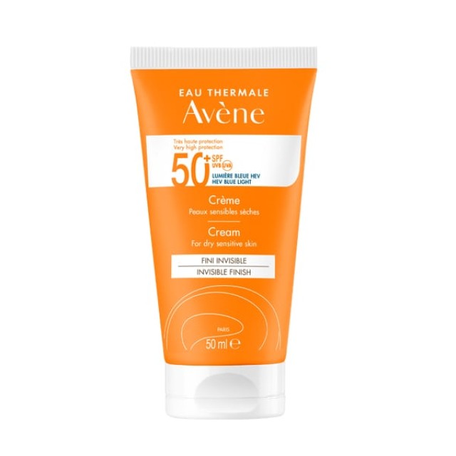AVENE ΑΝΤΗΛΙΑΚΟ ΠΡΟΣΩΠΟΥ CREME ΓΙΑ ΞΗΡΟ ΕΥΑΙΣΘΗΤΟ ΔΕΡΜΑ SPF 50+ 50ML