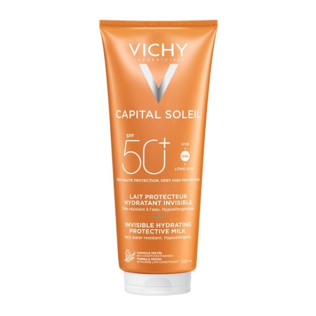 VICHY ΑΝΤΗΛΙΑΚΟ CAPITAL SOLEIL ΕΝΥΔΑΤΙΚΟ ΓΑΛΑΚΤΩΜΑ ΓΙΑ ΠΡΟΣΩΠΟ & ΣΩΜΑ SPF50+ 300ML