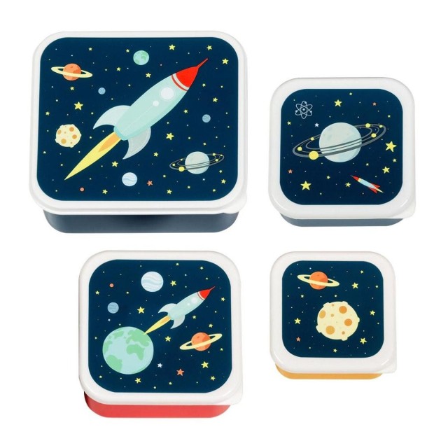 Α LITTLE LOVELY COMPANY ΦΑΓΗΤΟΔΟΧΕΙΑ (ΣΕΤ 4 ΤΜΧ) SPACE