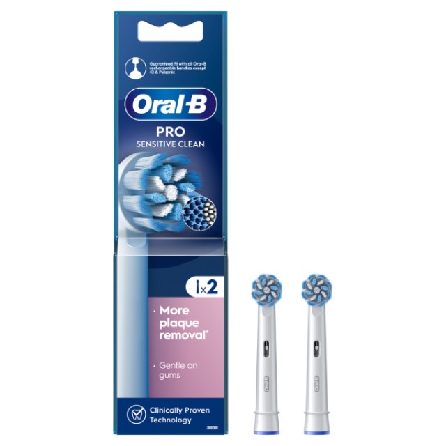 ORAL-B ΑΝΤΑΛΛΑΚΤΙΚΑ PRO SENSITIVE CLEAN 2τμχ