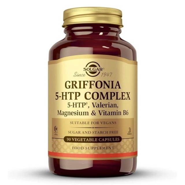 SOLGAR GRIFFONIA 5-HTP COMPLEX  100MG VCAPS 90S