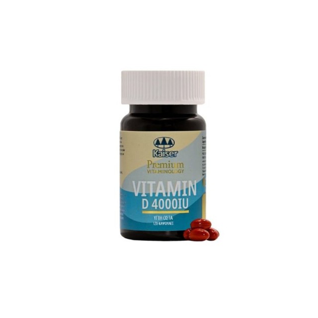 KAISER PREMIUM VITAMINOLOGY VITAMMIN D3 4000IU  ΥO 120 TABS