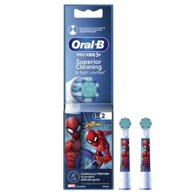ORAL-B ΑΝΤΑΛΛΑΚΤΙΚΑ ΠΑΙΔΙΚΑ SPIDERMAN 1X2  
