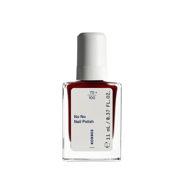 KORRES NO NO NAIL POLISH 57 WINE RED 11ML