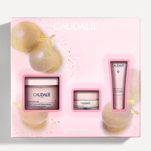 CAUDALIE RESVERATROL-LIFT CASHMERE CREAM 50ML &GIFT RESVERATROL-LIFT NIGHT CREAM 15ML+RESVERATROL-LI