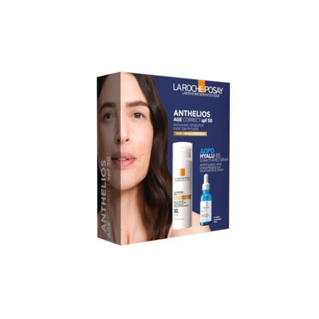 LA ROCHE-POSAY ΑΝΤΗΛΙΑΚΟ PROMO ANTHELIOS AGE CORRECT SPF50 50ML + ΔΩΡΟ HYALU B5 10ML