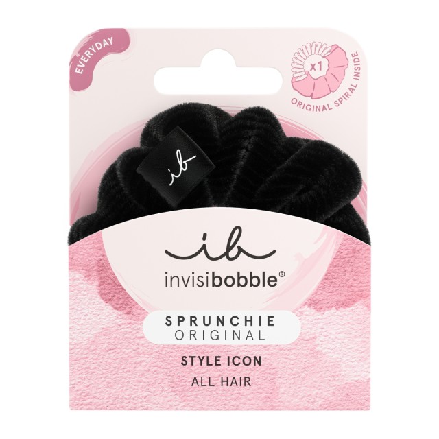 INVISIBOBBLE SPRUNCHIE DUSK TILL DAWN BLACK 1ΤΜΧ