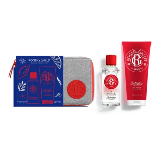 ROGER & GALLET PROMO XMAS JEAN MARIE FARINA EAU DE COLOGNE 100ML & JEAN MARIE FARINA SHOWER GEL 200M