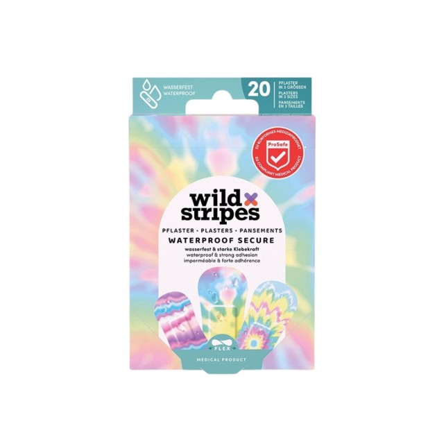 WILD STRIPES WATERPROOF RAINBOW  20PCS