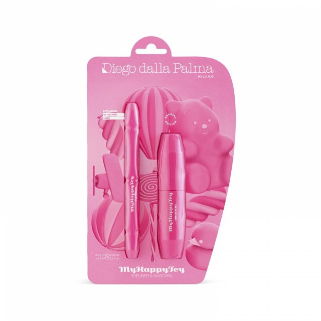 DIEGO DALLA PALMA MY HAPPY TOY KIT EYELINER + MASCARA MINI SIZE 7.5mL