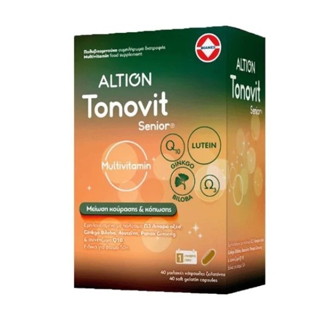 ALTION TONOVIT SENIOR 40 SOFTCAPS