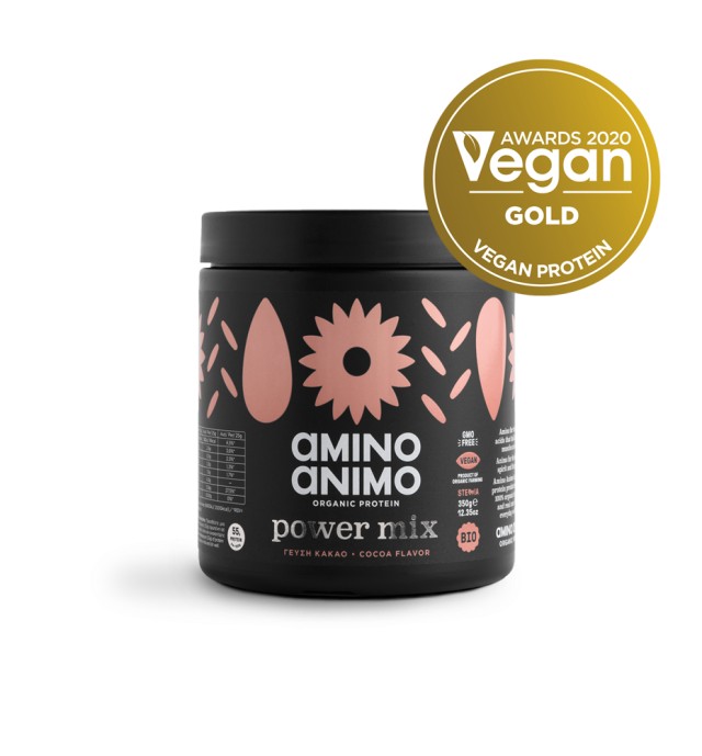 AMINO ANIMO VEGAN ΠΡΩΤΕΪΝΗ POWER MIX CACAO 350GR