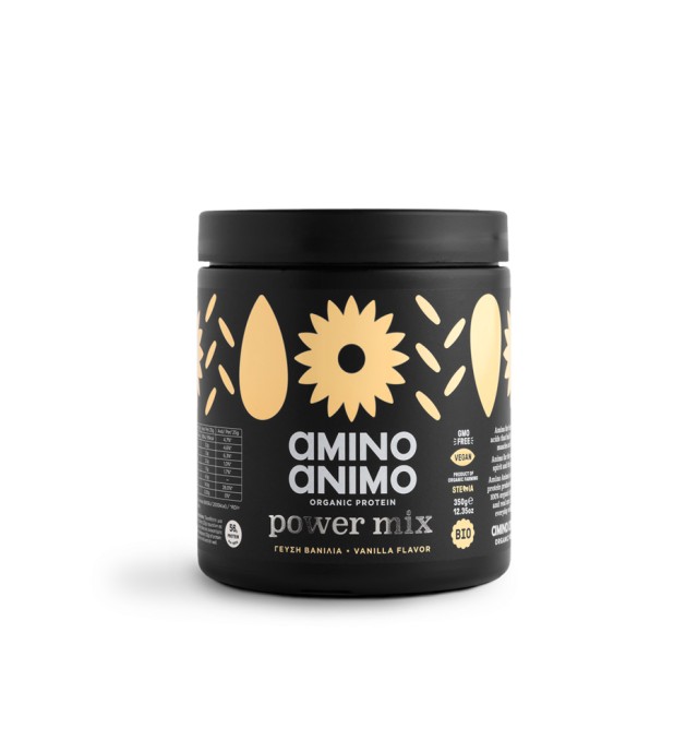 AMINO ANIMO VEGAN ΠΡΩΤΕΪΝΗ POWER MIX VANILLA 350GR