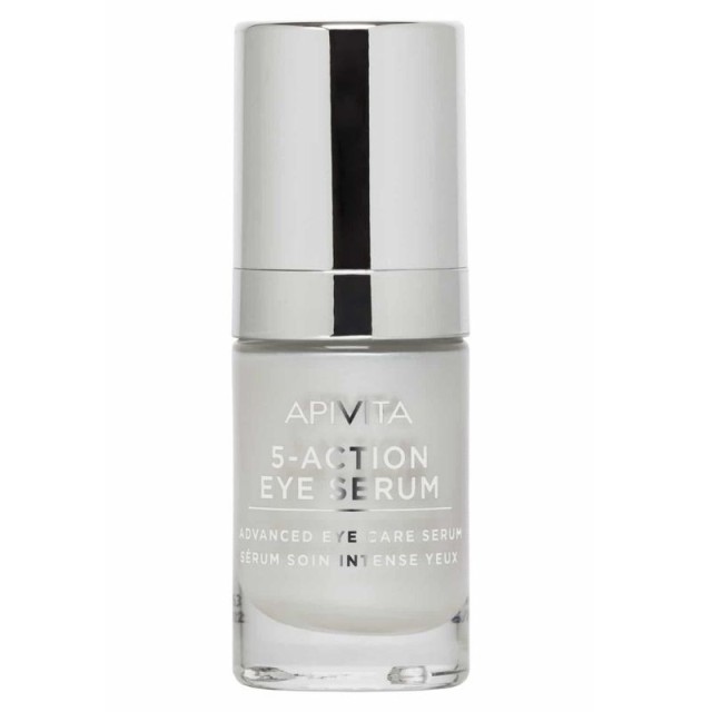 APIVITA 5 ACTION EYE SERUM ΜΕ ΛΕΥΚΟ ΚΡΙΝΟ 15ML