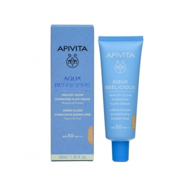 APIVITA AQUA BEELICIOUS ΚΡΕΜΑ ΕΝΥΔΑΤΩΣΗΣ ΜΕ ΧΡΩΜΑ SPF30 40ML