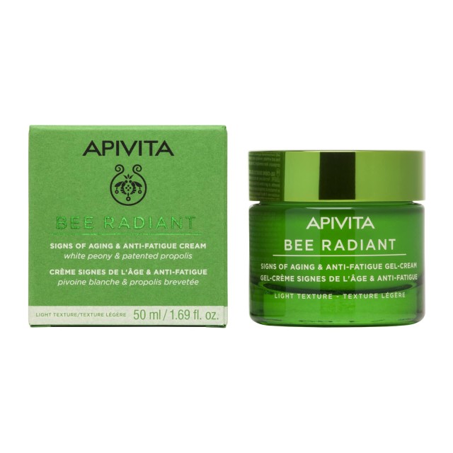 APIVITA BEE RADIANT ΚΡΕΜΑ-GEL ΛΕΥΚΗ ΠΑΙΩΝΙΑ 50ML