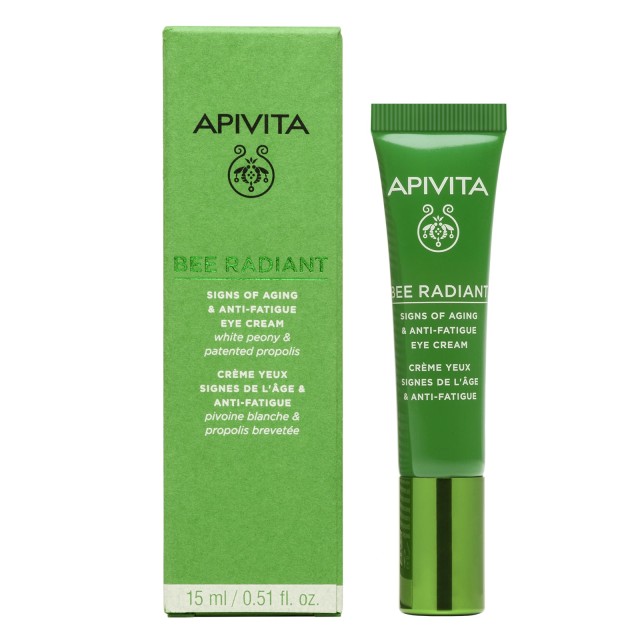 APIVITA BEE RADIANT ΚΡΕΜΑ ΜΑΤΙΩΝ ΛΕΥΚΗ ΠΑΙΩΝIA 15ML