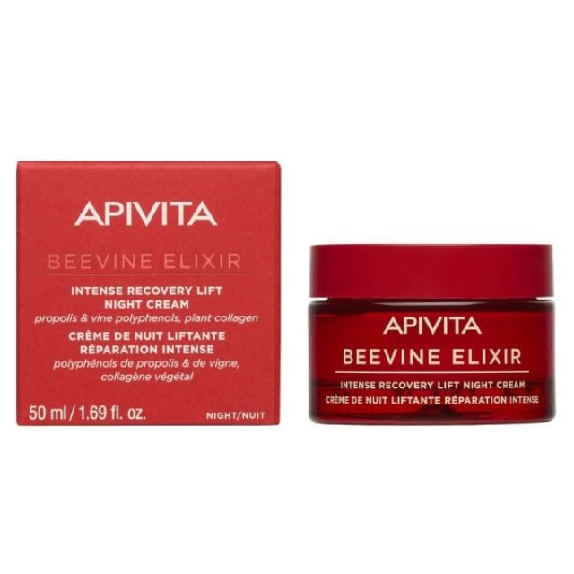 APIVITA BEEVINE ELIXIR ΚΡΕΜΑ ΝΥΧΤΑΣ ΕΝΤΑΤΙΚΗΣ ΕΠΑΝΟΡΘΩΣΗΣ & LIFTING 50ML