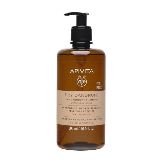 APIVITA ECO PACK ΣΑΜΠΟΥΑΝ ΚΑΤΑ ΤΗΣ ΞΗΡΟΔΕΡΜΙΑΣ ΣΕΛΕΡΙ & ΠΡΟΠΟΛΗ 500ML