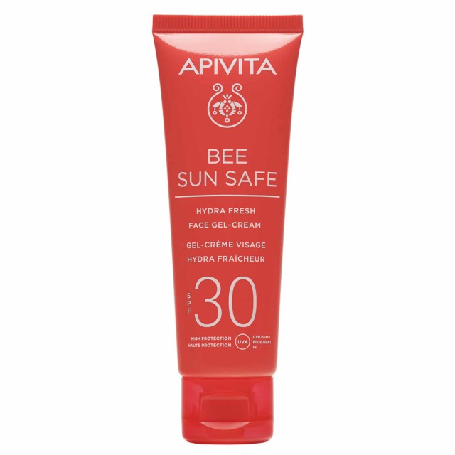 APIVITA ΑΝΤΗΛΙΑΚΟ BEE SUN SAFE HYDRA FRESH ΕΝΥΔΑΤΙΚΗ ΚΡΕΜΑ-GEL ΠΡΟΣΩΠΟΥ SPF30 50ML